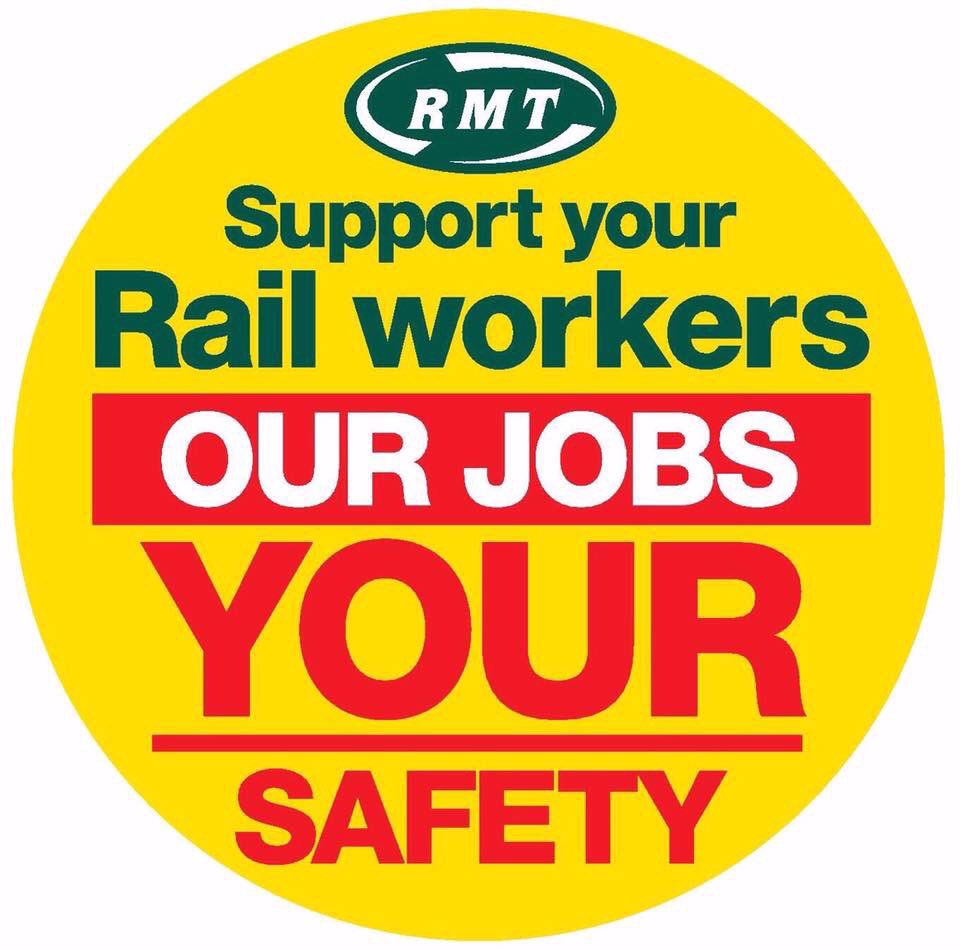 RMT UK in harsh industrial conflict to defend labour rights and safety with Southern GTR Railways